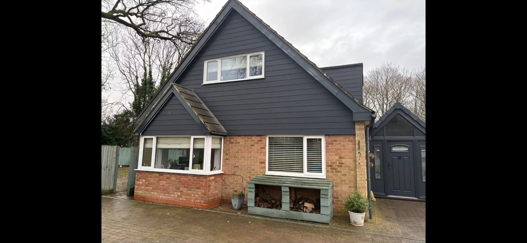 A completed Brooke Construction Services window and door project