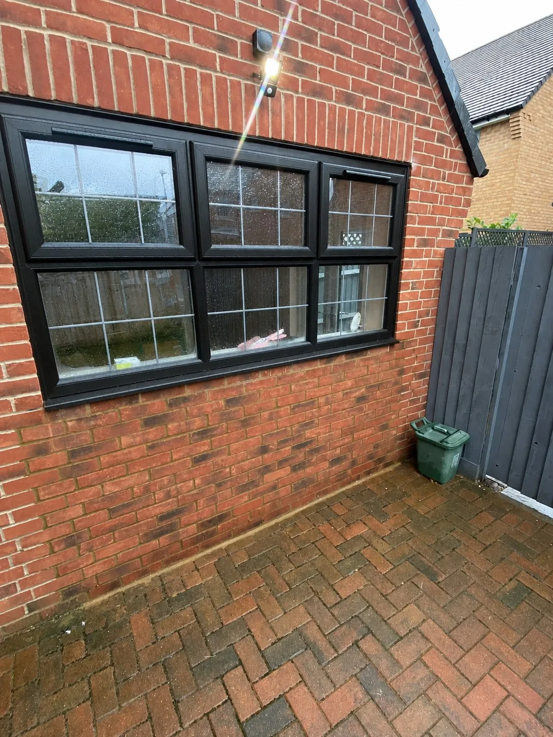 Exterior of a completed detached garage conversion